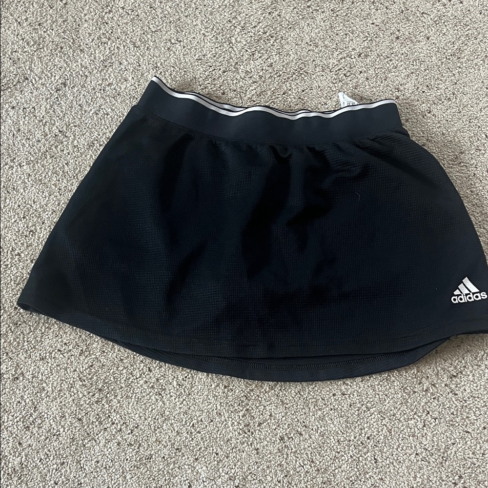 Adidas Kids Black Skirt with White Trim
